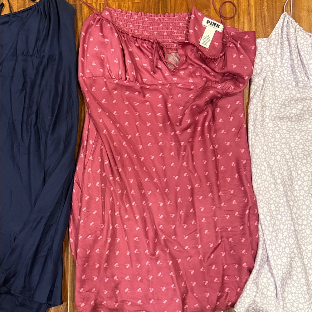 THREE PINK Victoria's Secret Navy, Purple, and Pink Mini Dresses. Amazing deal!! - Picture 6 of 7